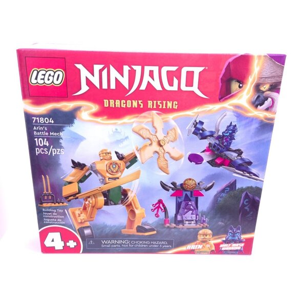 LEGO 71804 Ninjago Dragon's Rising Arin's Battle Mech Building Set New - Picture 1 of 11